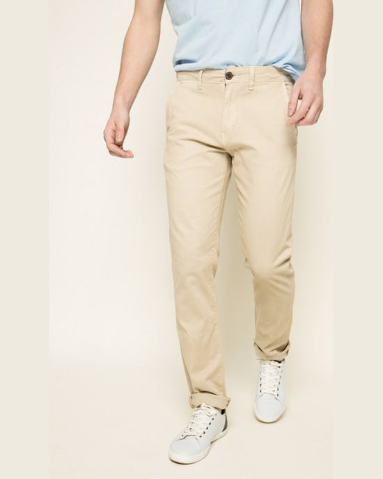 Pantaloni Pepe Jeans sloane bej