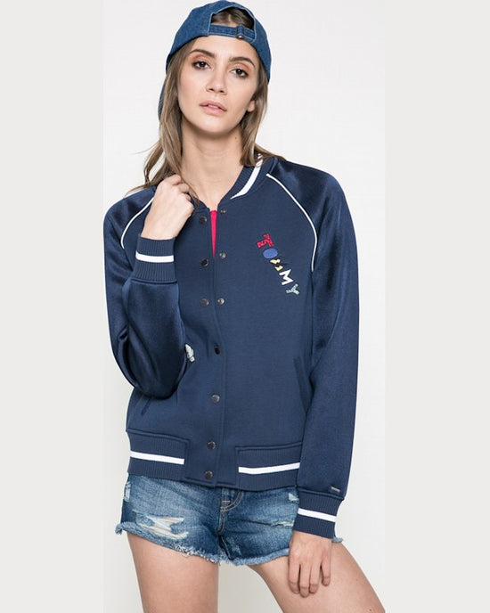 Geaca Tommy Hilfiger bleumarin