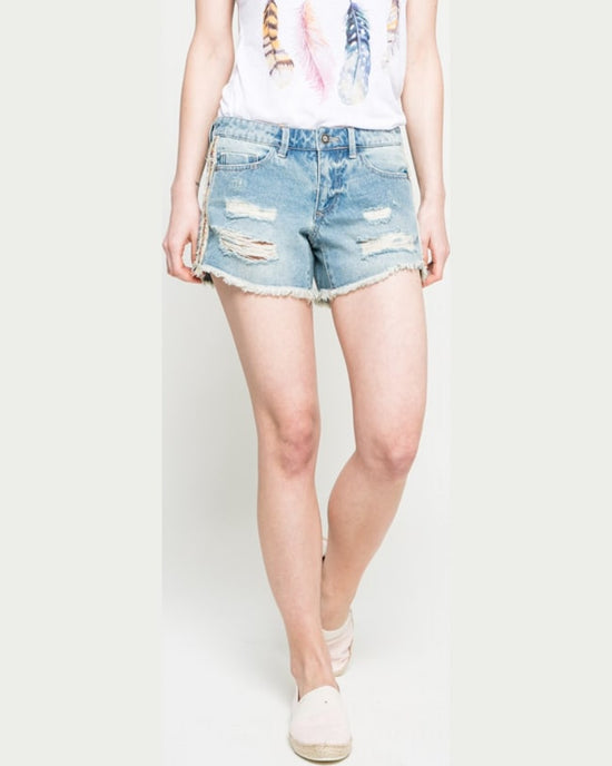 Pantaloni Only scurti albastru