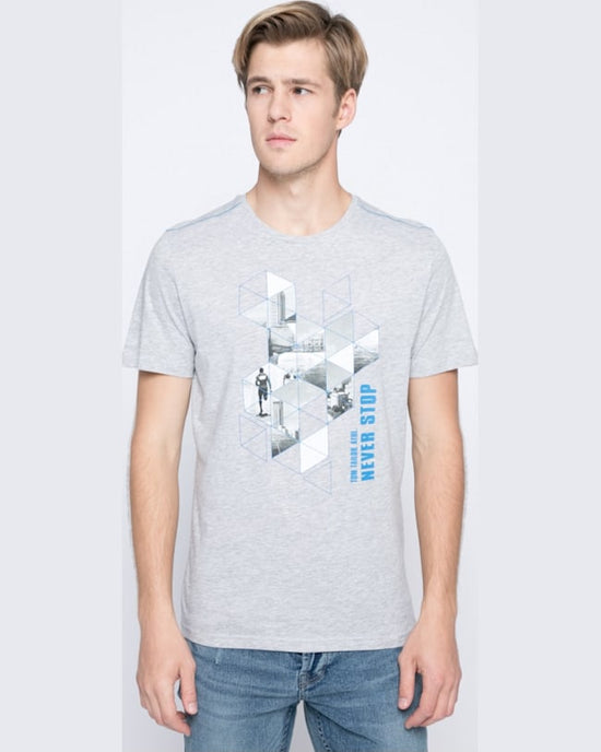 Tricou Tom Tailor gri