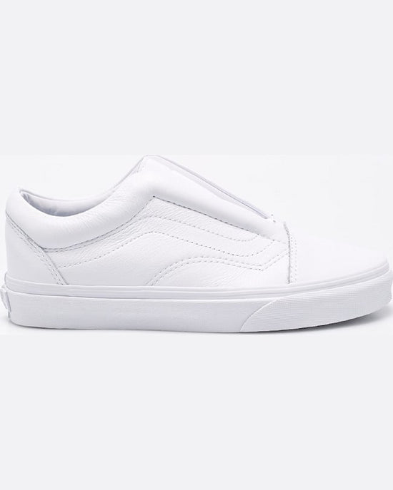 Pantofi Vans old skool laceless alb