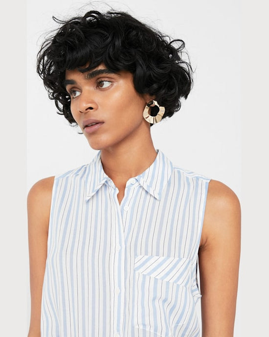 Camasa Mango swe albastru pal