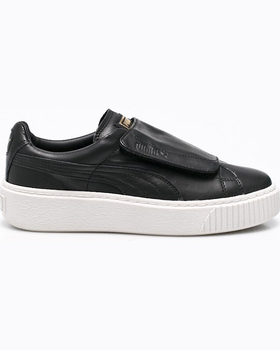 Pantofi Puma basket platform strap wn's negru