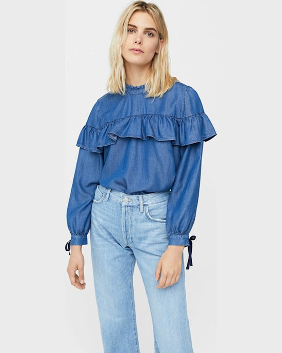 Bluza Mango vichy albastru