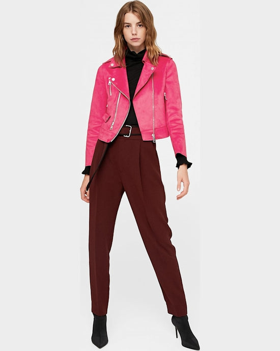 Geaca Mango seul fucsia