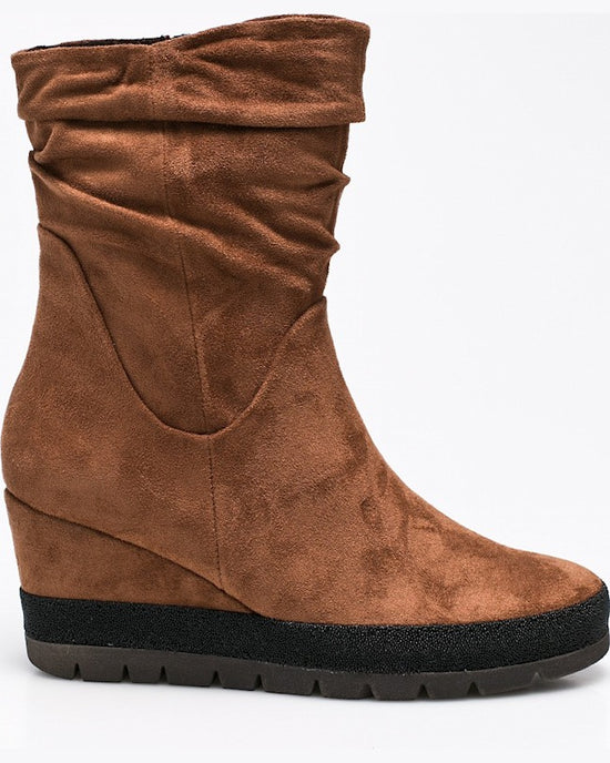 Botine Marco Tozzi maro auriu