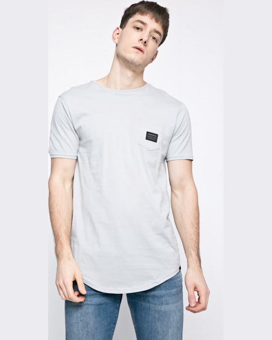 Tricou Quiksilver gri deschis