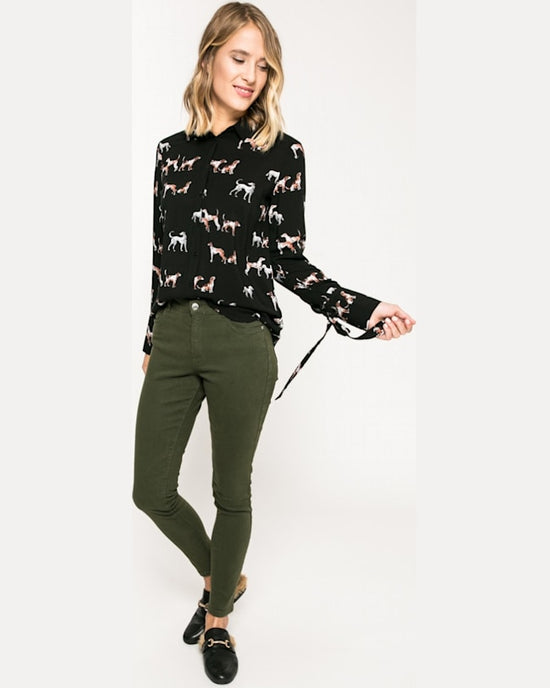 Pantaloni Medicine hogwarts verde murdar