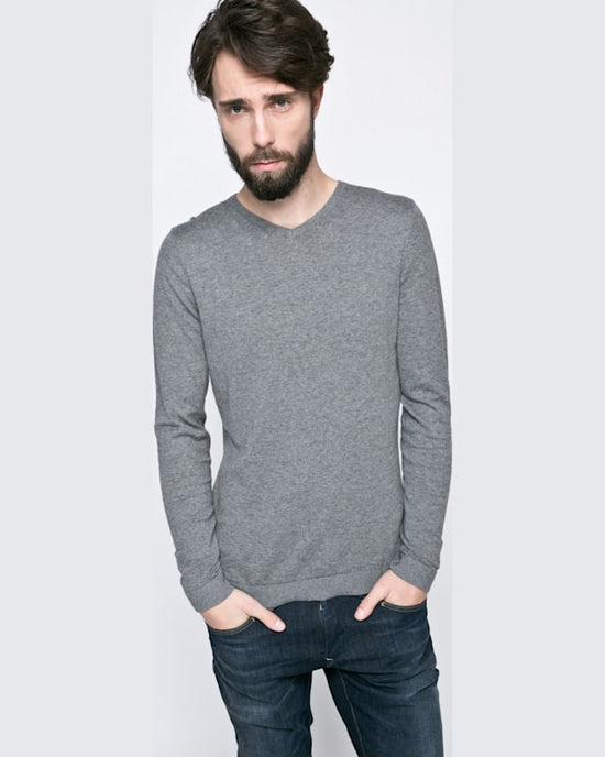 Pulover Jack and Jones gri