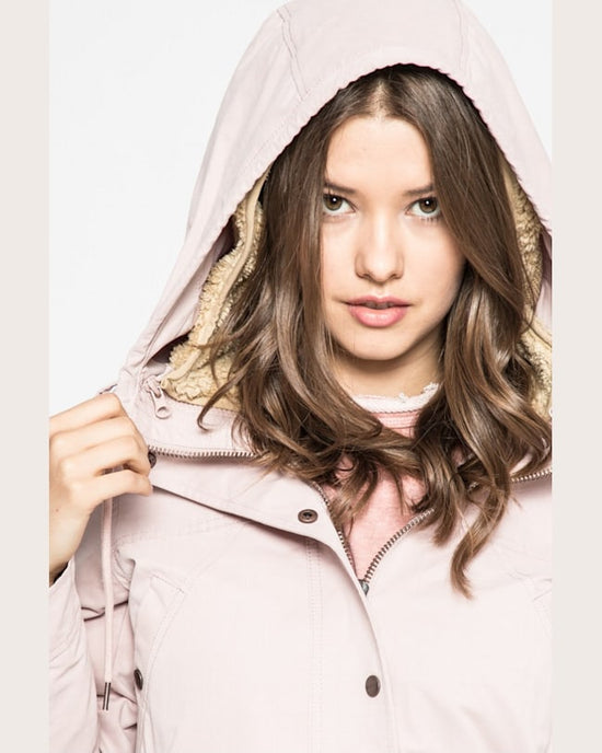 Geaca Review roz trandafiriu