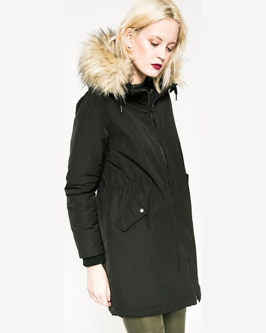 Parka Medicine hanorac grey earth negru
