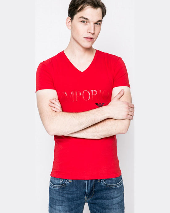 Tricou Emporio Armani roșu