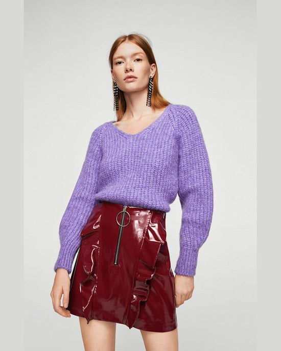 Fusta Mango forski castaniu