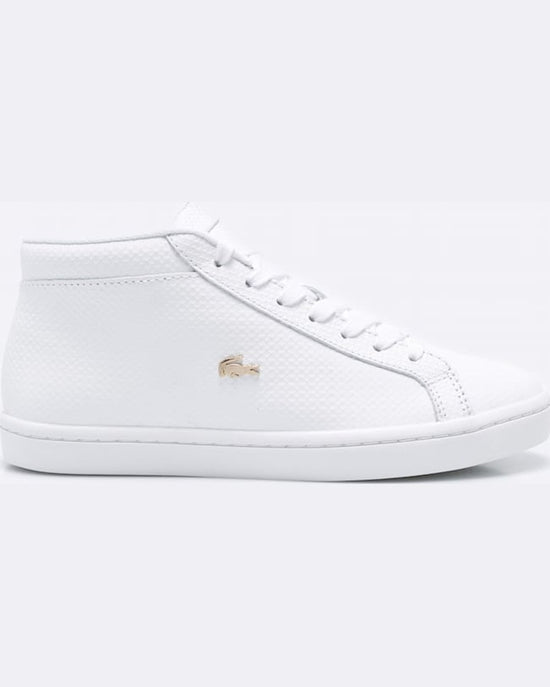 Pantofi Lacoste straightset chukka alb
