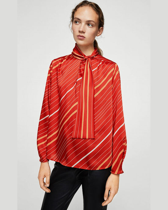 Bluza Mango belle portocaliu