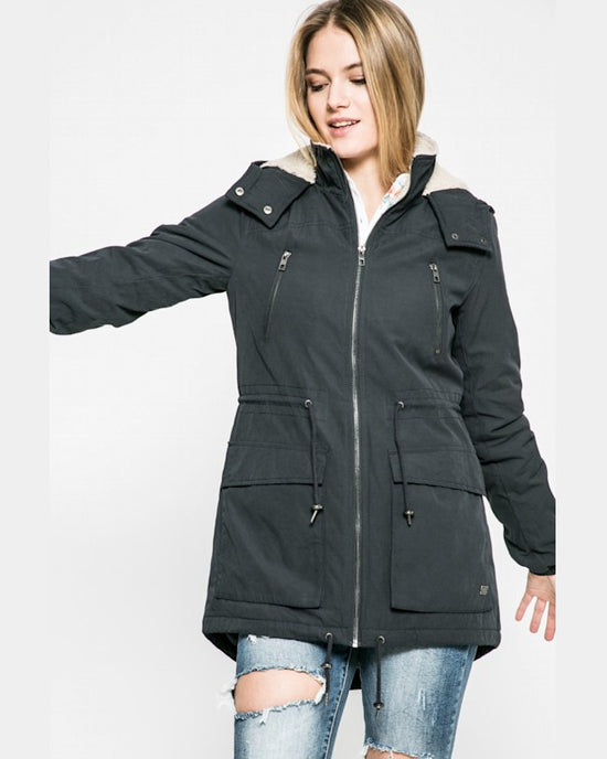 Parka Only hanorac anna bleumarin
