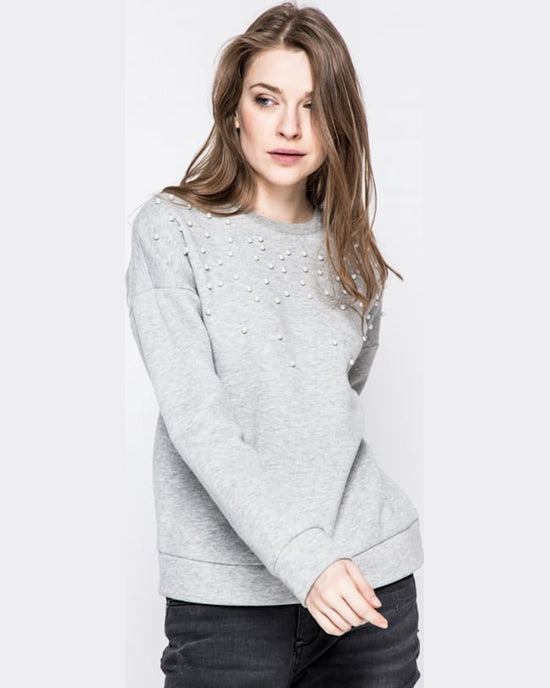 Bluza Only damian gri deschis