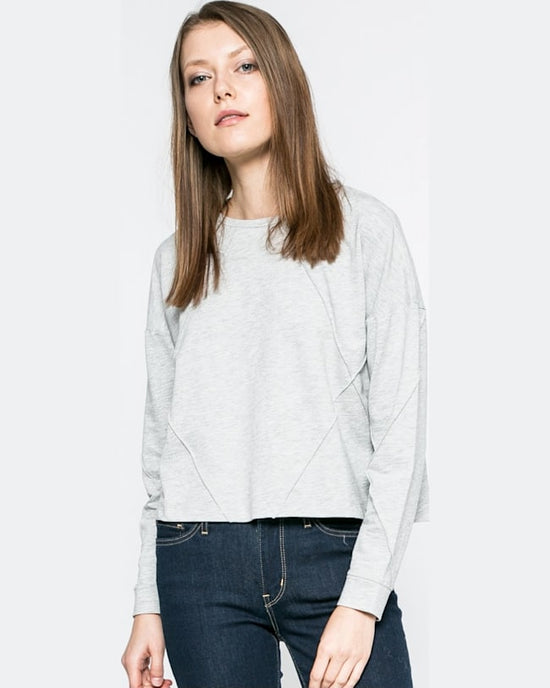 Bluza Only jinnou gri deschis