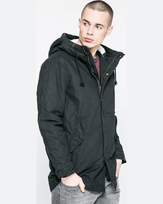 Parka Jack and Jones hanorac negru