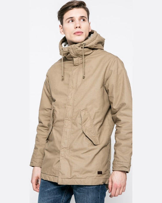 Parka Jack and Jones hanorac bej