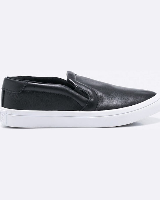 Tenisi Adidas court vantage slip on negru