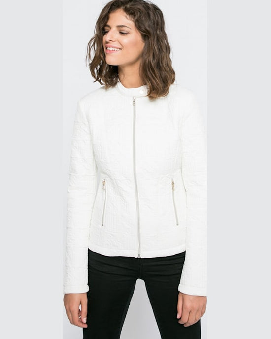 Geaca Guess sharron alb