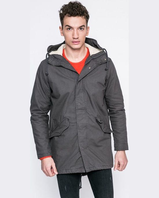 Geaca Jack and Jones negru cărbune