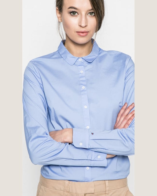 Camasa Tommy Hilfiger delia albastru deschis