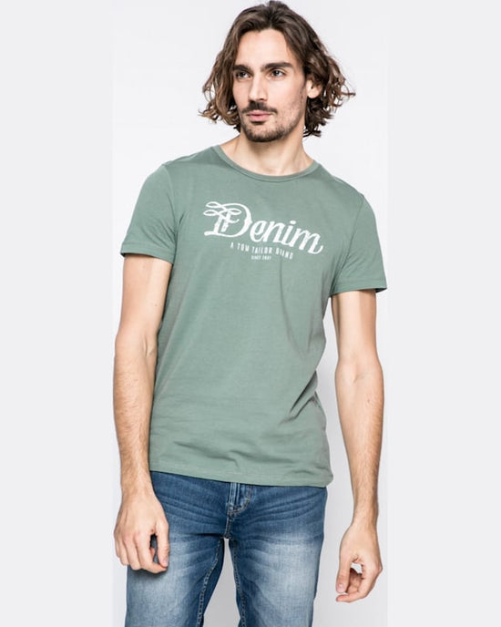 Tricou Tom Tailor verde
