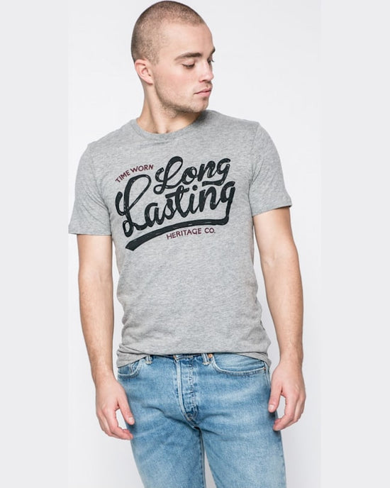 Tricou Jack and Jones gri