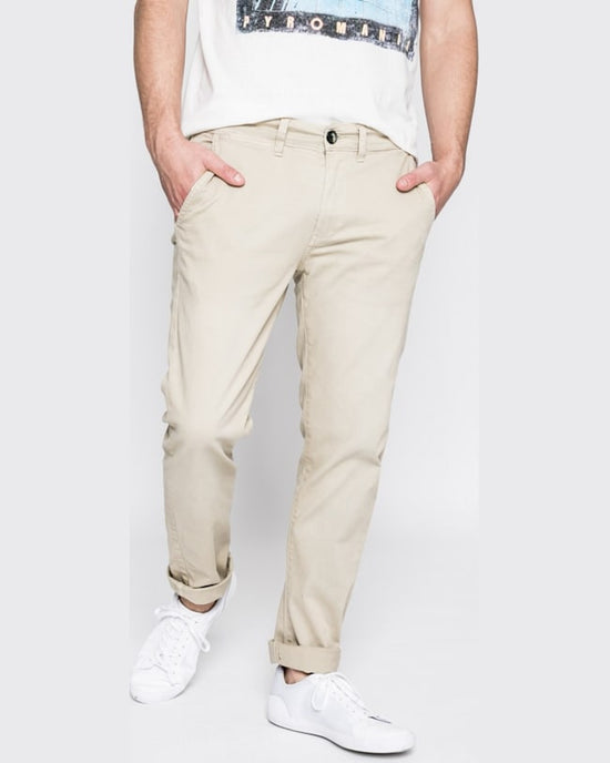 Pantaloni Pepe Jeans sloane bej