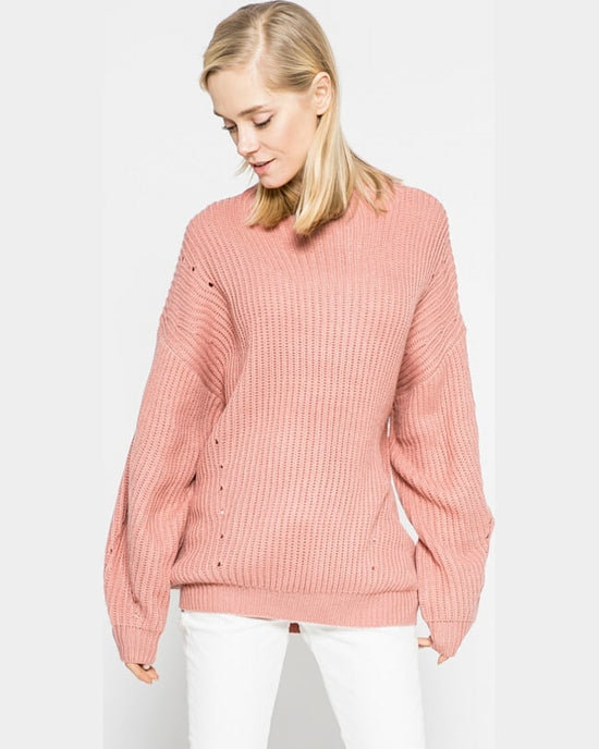 Pulover Vero Moda echo roz murdar