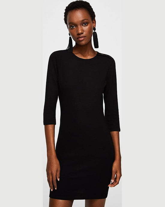 Rochie Mango nuvertu negru