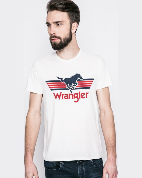 Tricou Wrangler alb