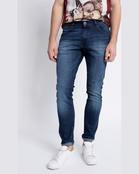 Jeansi Wrangler larston blaze baza bleumarin