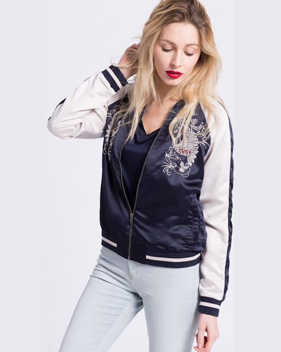 Geaca Vero Moda bomber bleumarin