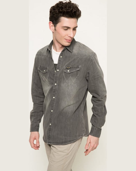 Camasa Wrangler gri