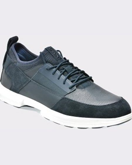 Geox Adidasi bleumarin din piele naturala