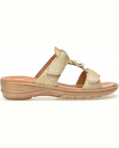 Ara Papuci aurii din piele naturala