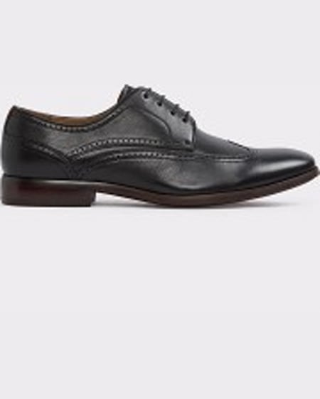 Aldo Pantofi negri din piele naturala