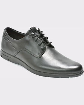 Clarks Pantofi negri din piele naturala