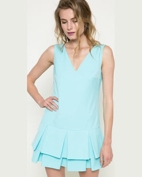 Rochie Kiss My Dress albastru pal