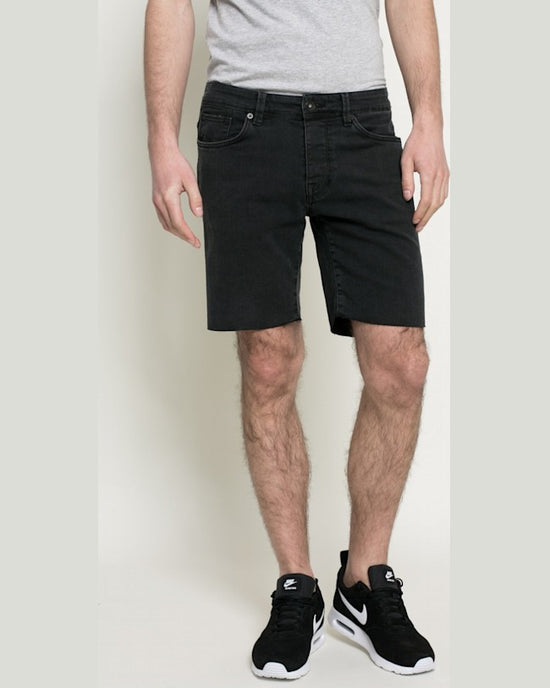 Pantaloni Selected scurti negru