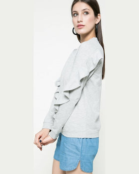 Bluza Vero Moda gri deschis