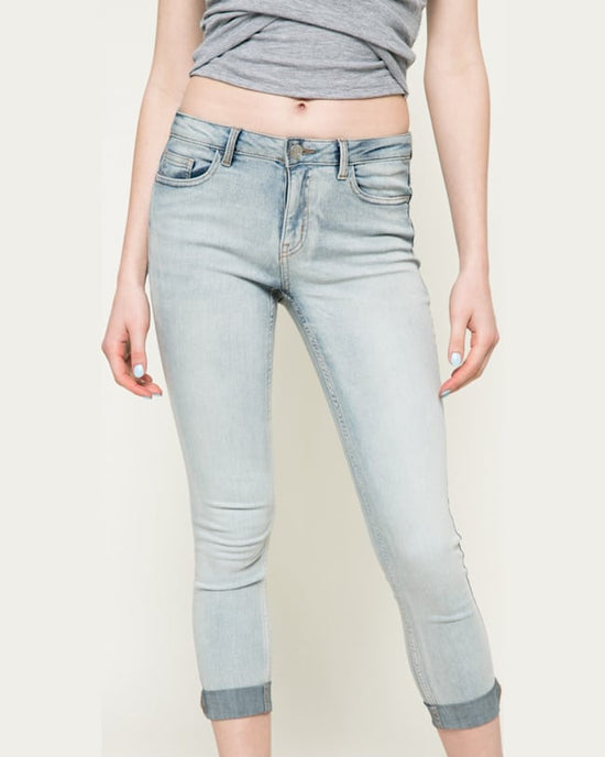 Jeansi Jacqueline de Yong albastru