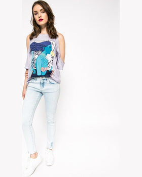 Jeansi Medicine the bigger splash albastru deschis