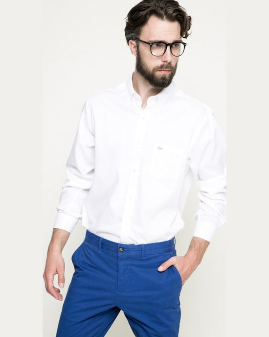 Camasa Lacoste alb