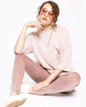 Bluza Medicine nocturne roz pastelat