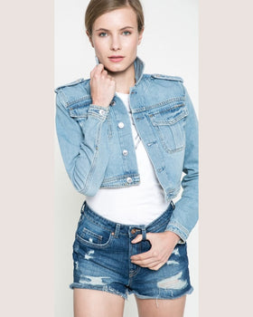 Geaca Guess albastru deschis