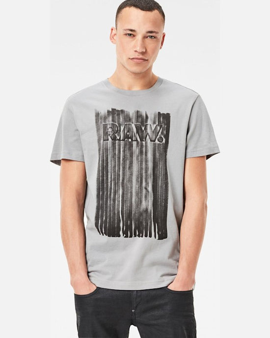 Tricou G-Star Raw gri deschis
